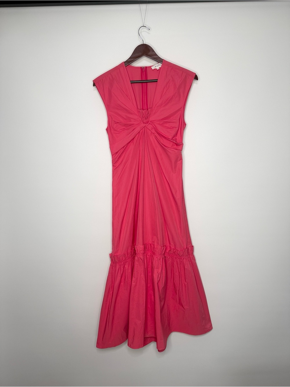A.L.C. Sleeveless Pink Poplin Maxi Dress Size 2